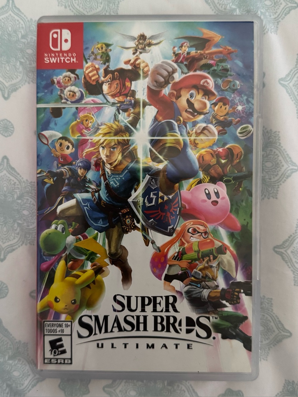 Nintendo Switch Super Smash Bros. Ultimate Colorful Character Art